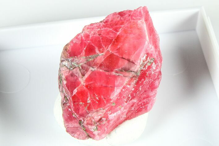 Striking Cherry-Red Rhodonite Specimen - Brazil #379796
